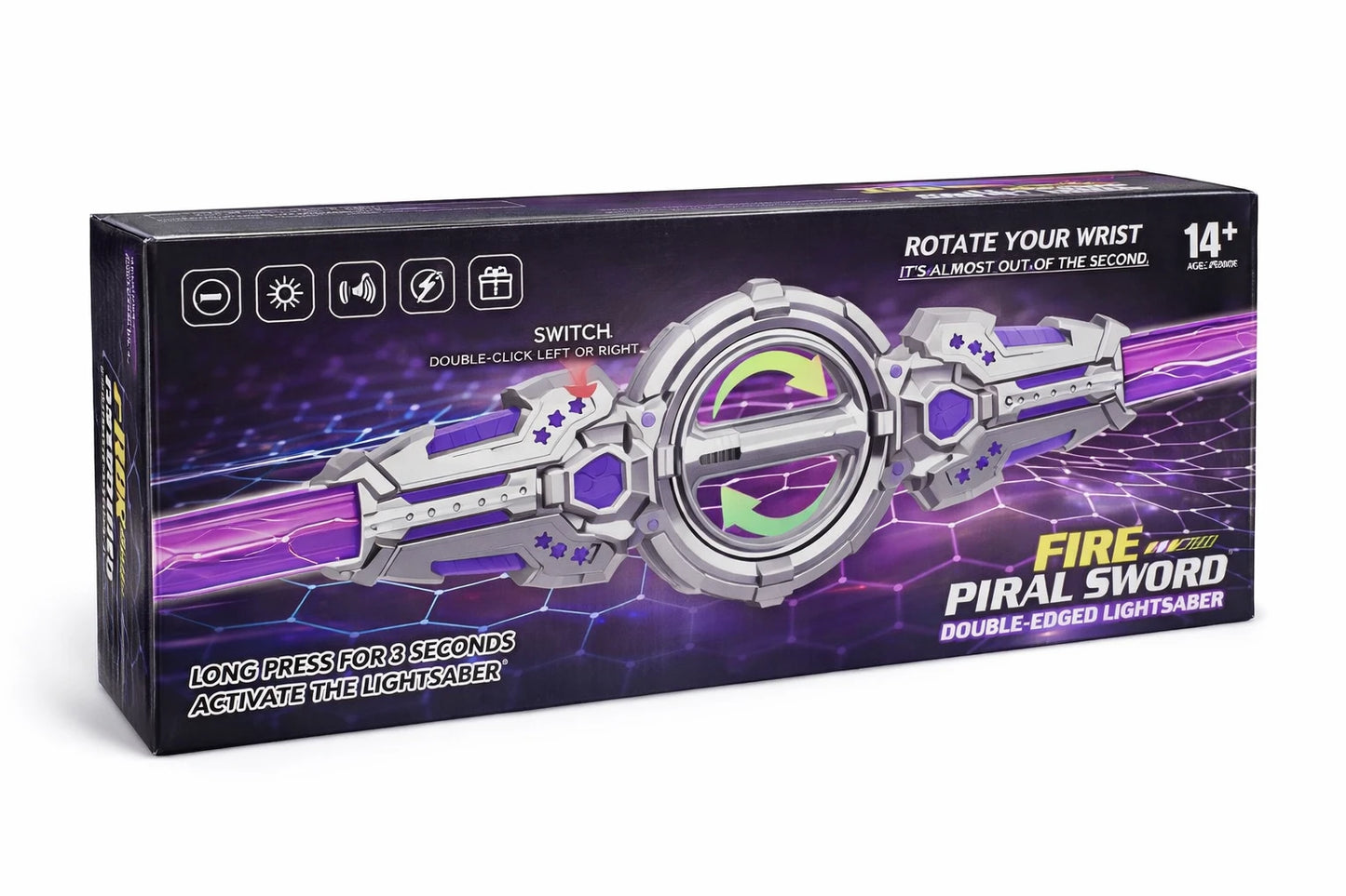 Galaktički Spinner Mač - Led Igračka